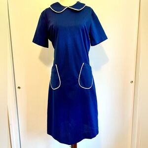 Vintage Navy Dress